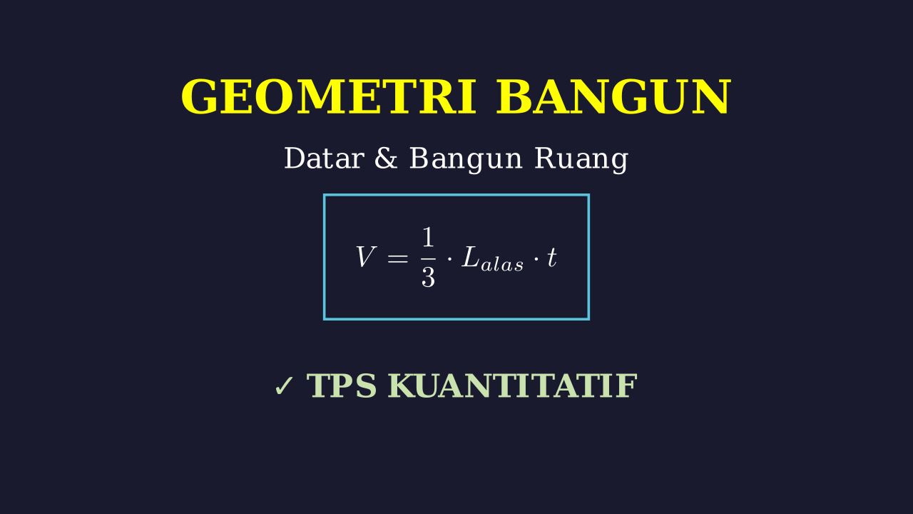 Geometri: Bangun Datar dan Ruang