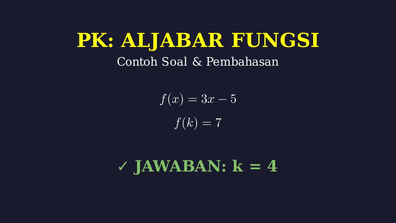 Soal dan Pembahasan Pengetahuan Kuantitatif
