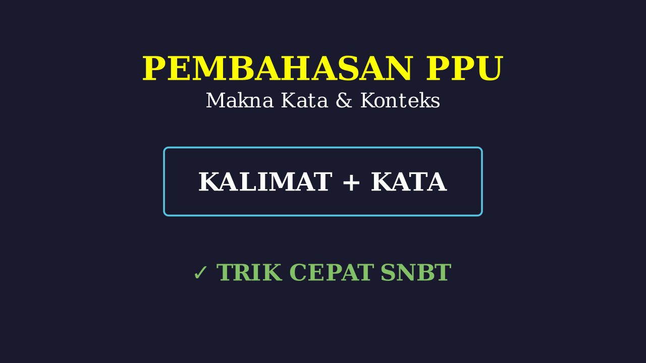 Memahami Makna Kata dalam Kalimat