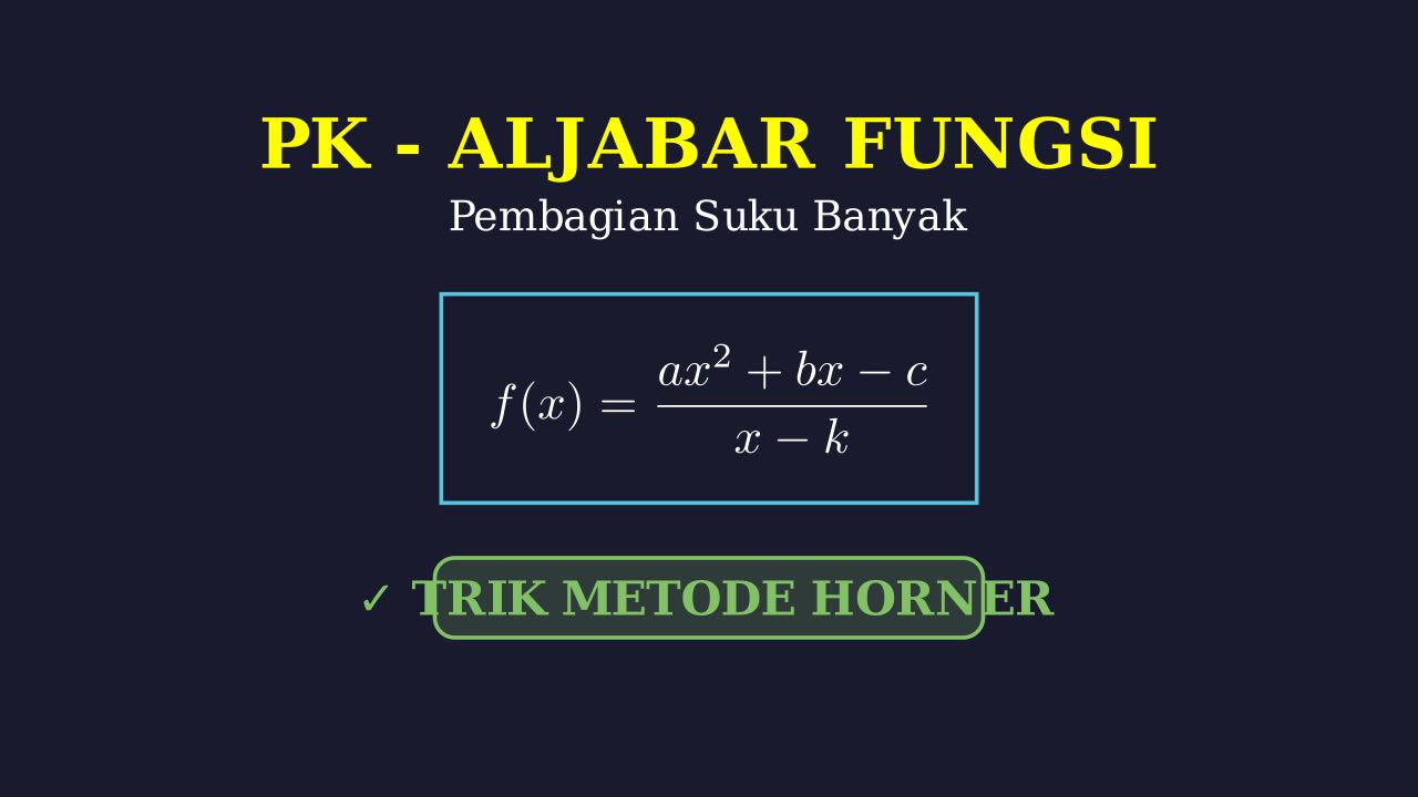 Pembagian Fungsi Kuadrat