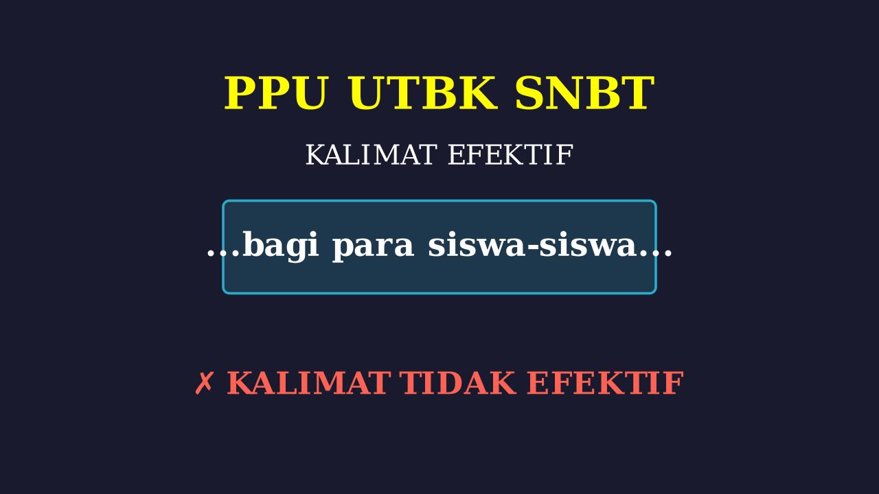 Koreksi Kalimat Bercetak Tebal
