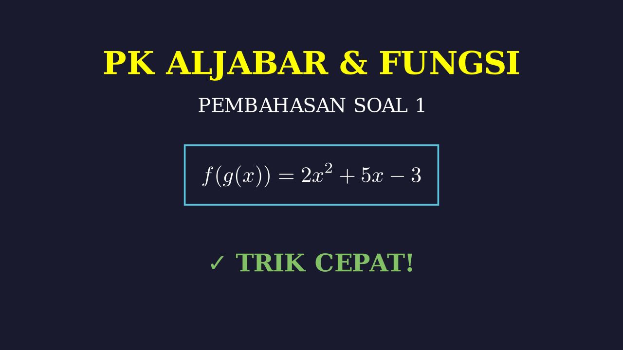 Pembahasan Soal Nomor 1