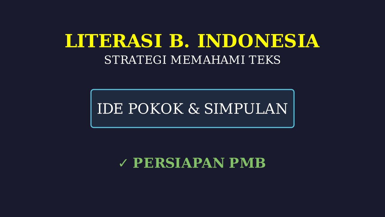 Literasi PMB dan LBI