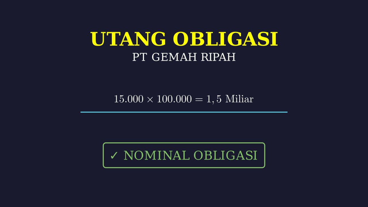 Pencatatan Jurnal Utang Obligasi