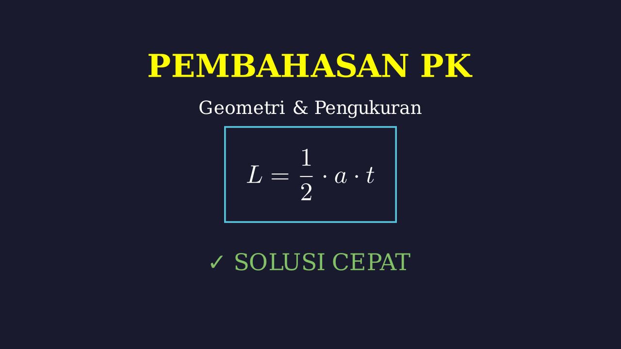 Tutorial Penyelesaian Soal