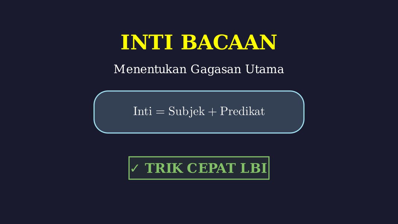 Menentukan Ide Pokok dan Gagasan Utama