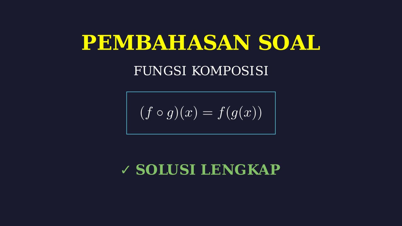 Fungsi Komposisi