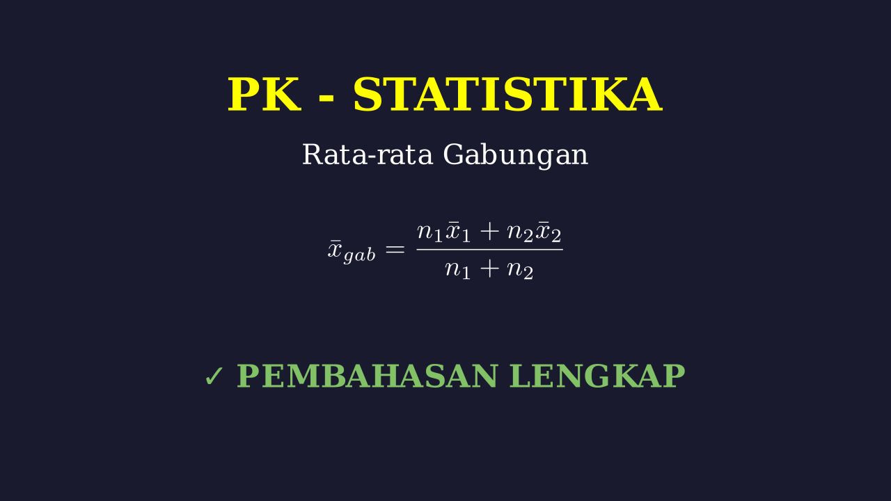 Dasar-Dasar Statistika