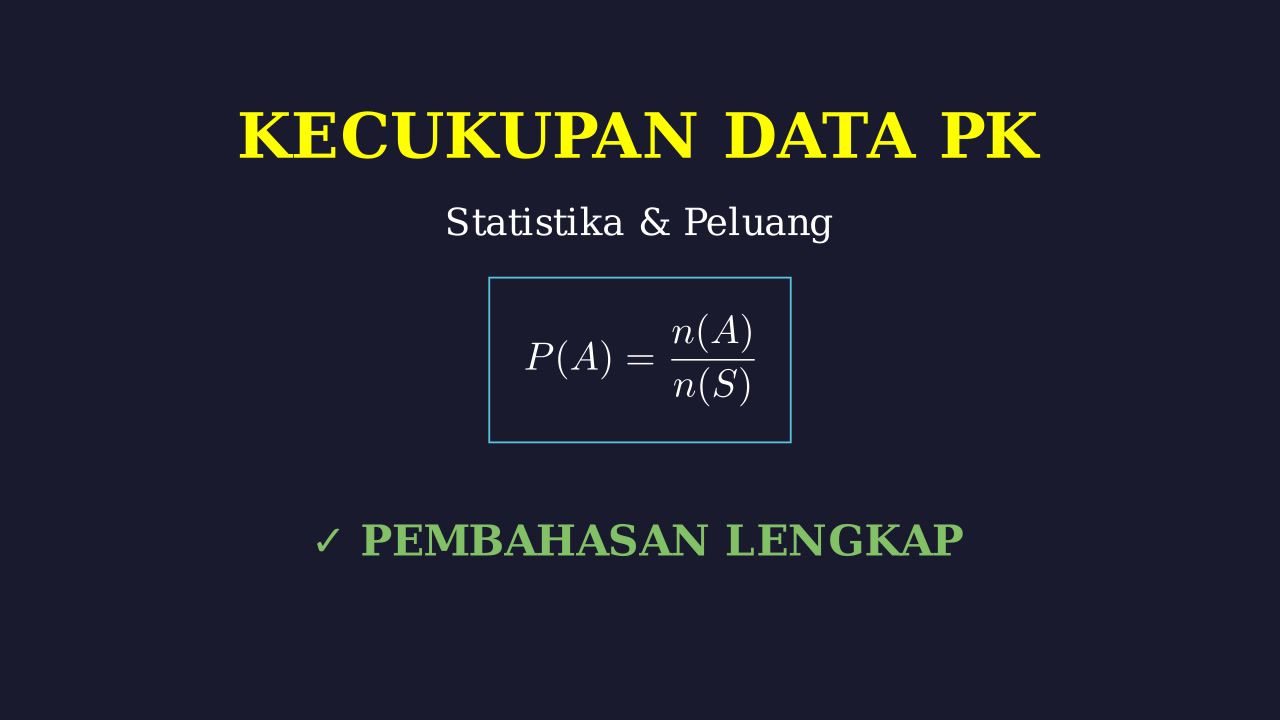 Menyelesaikan Soal Kecukupan Data