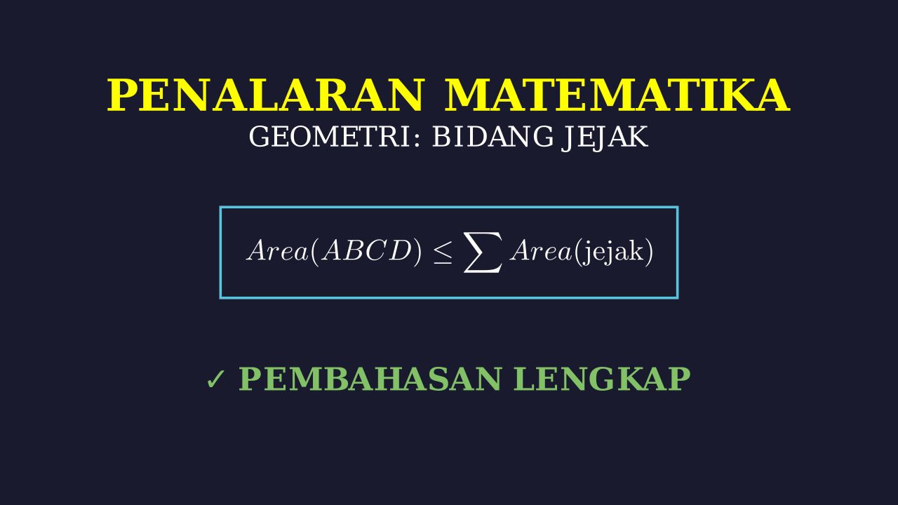 Menghitung Luas Bidang Jejak Air Hujan