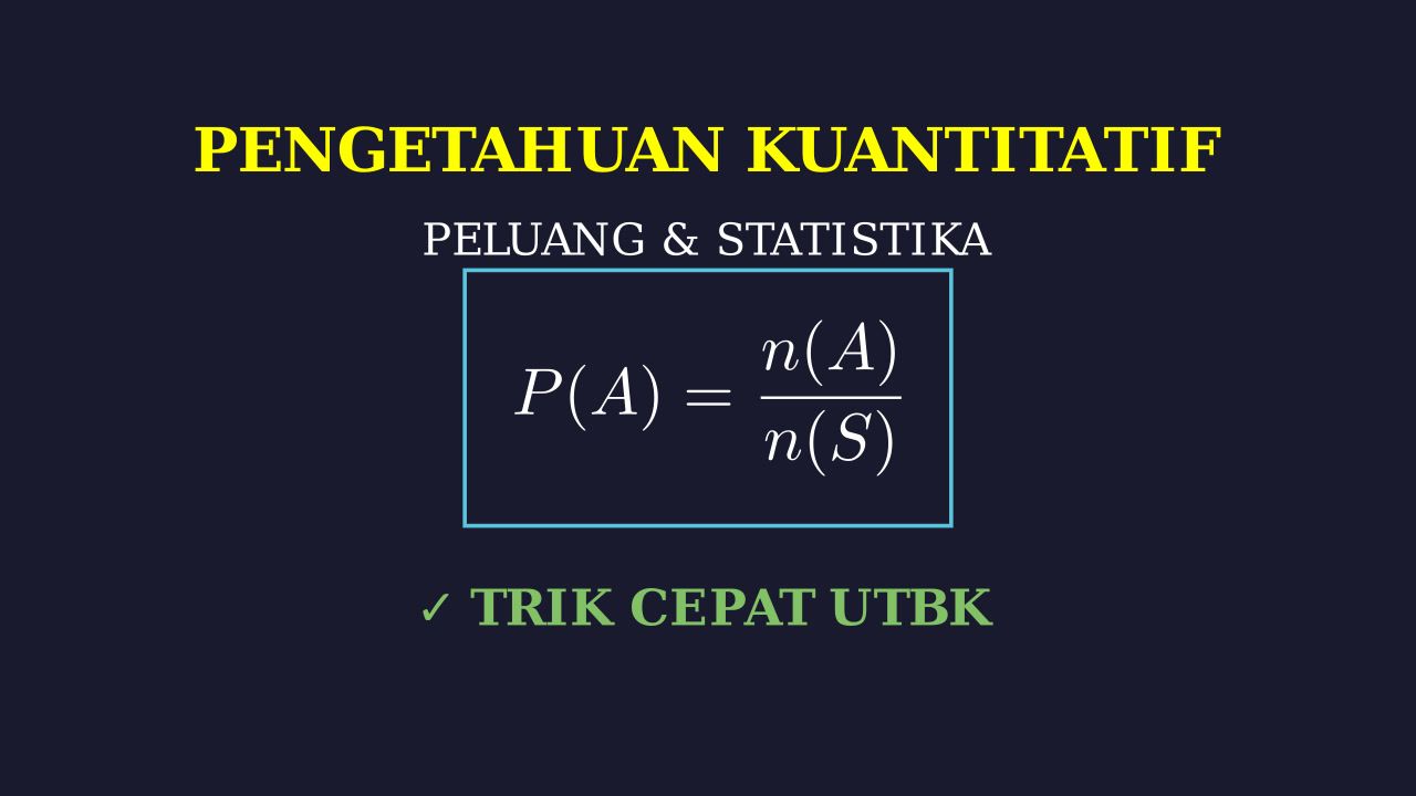 Peluang: Seleksi Acak Peserta Pelatihan