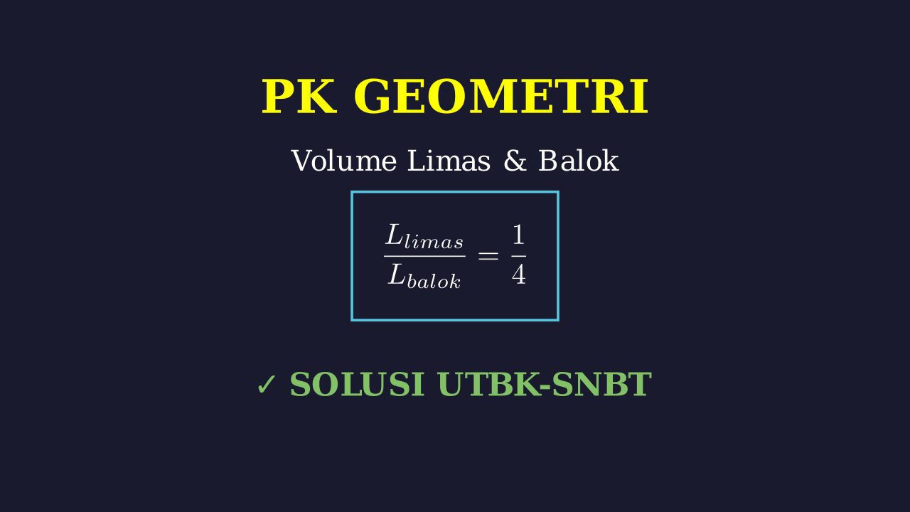 Volume Limas dan Balok