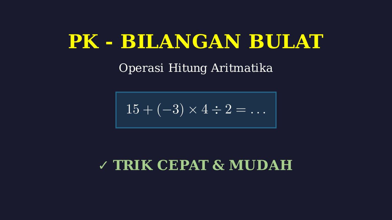 Aritmatika: Operasi Hitung Bilangan Bulat