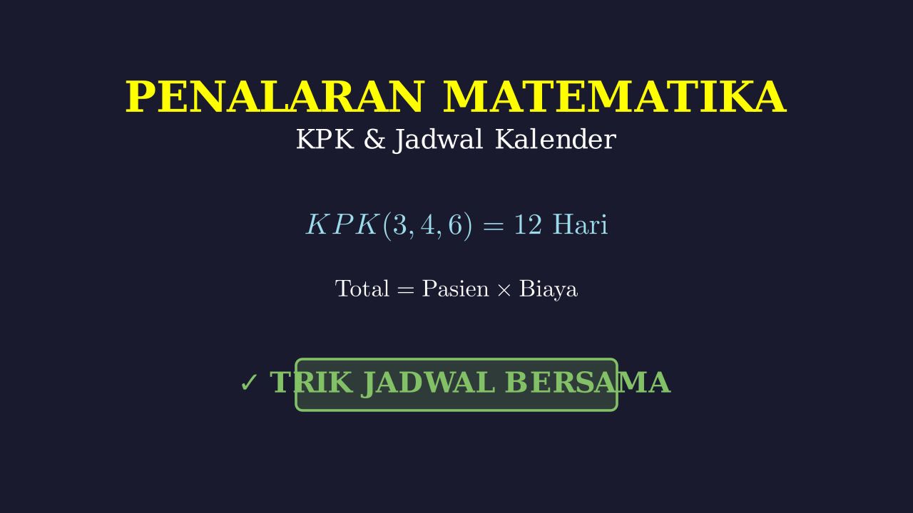 KPK: Jadwal Layanan Bersama dan Total Biaya