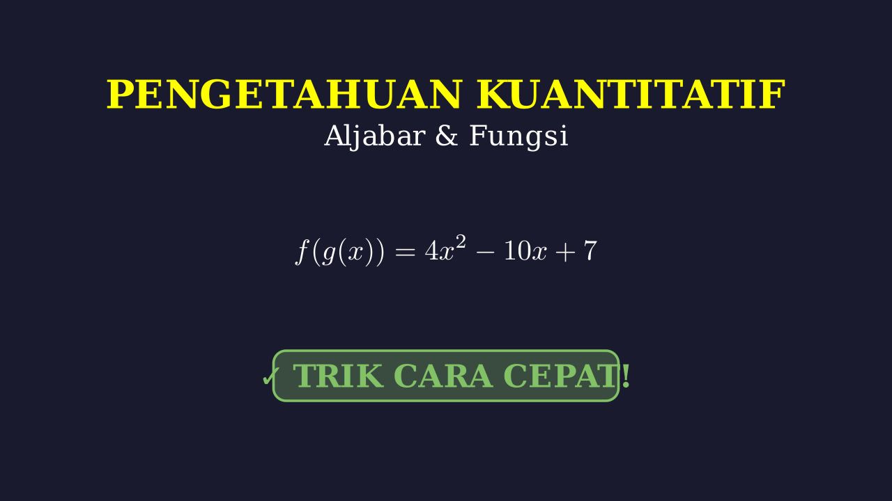 Cara Cepat Pengetahuan Kuantitatif