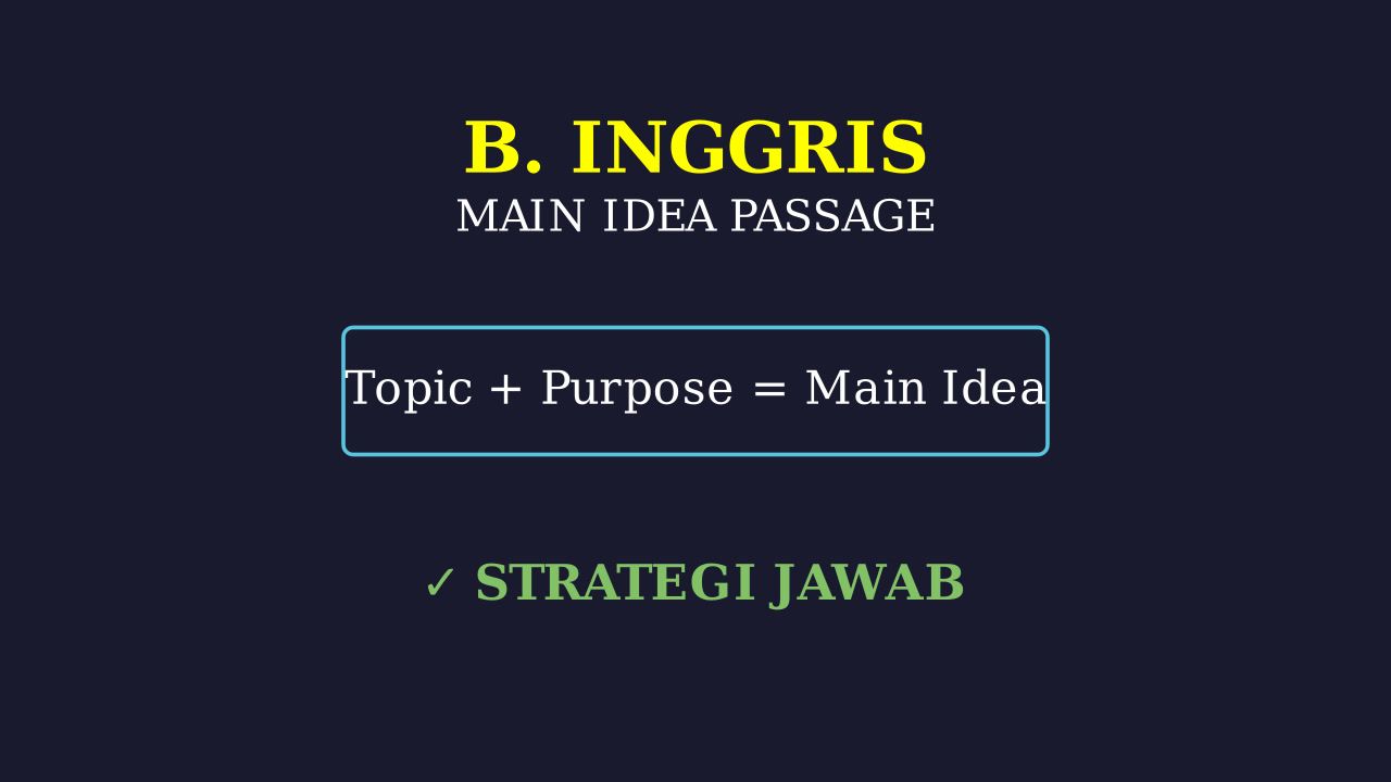Finding the Main Idea