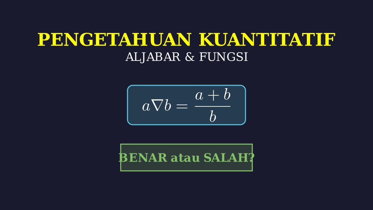 Operasi Bilangan Modifikasi