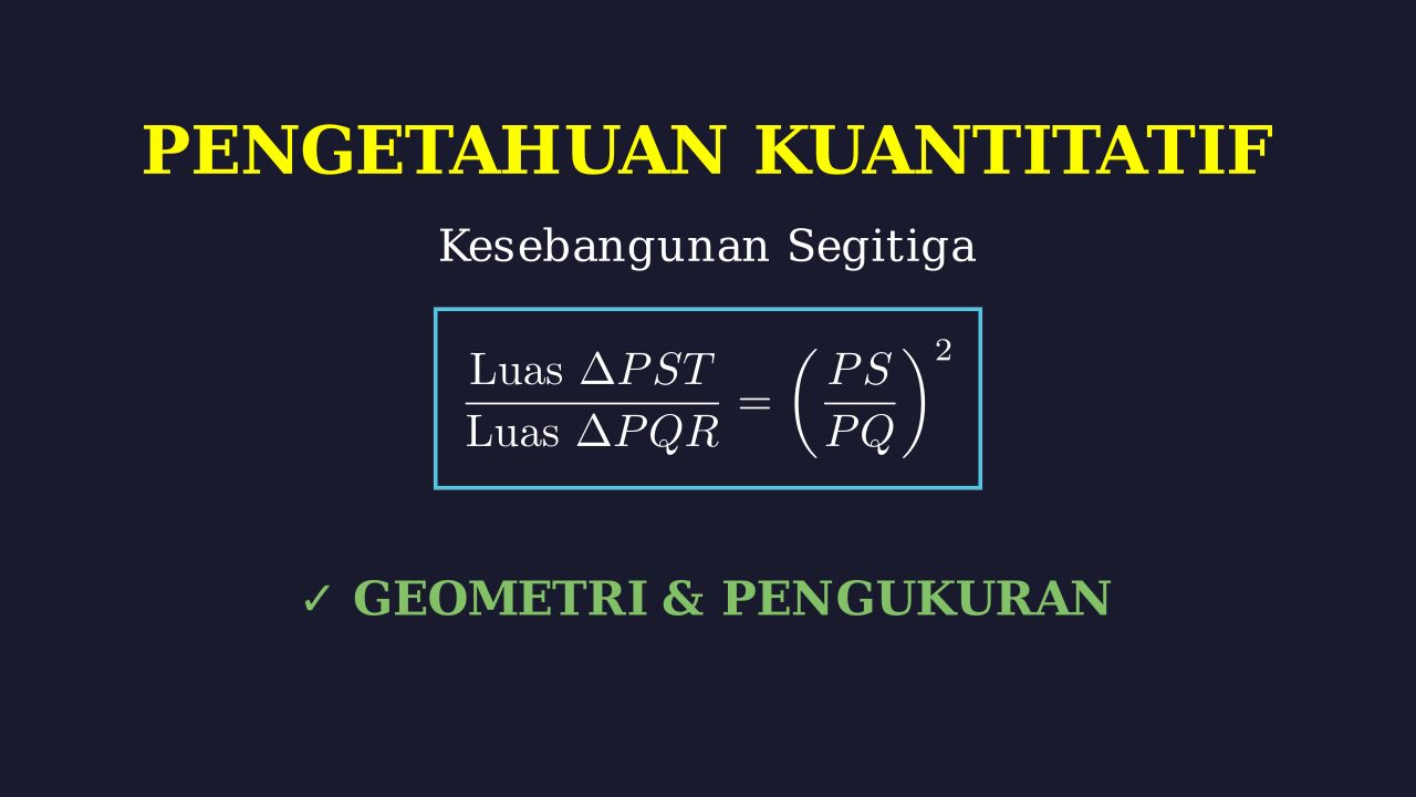 Menghitung Luas Segitiga: Kesebangunan