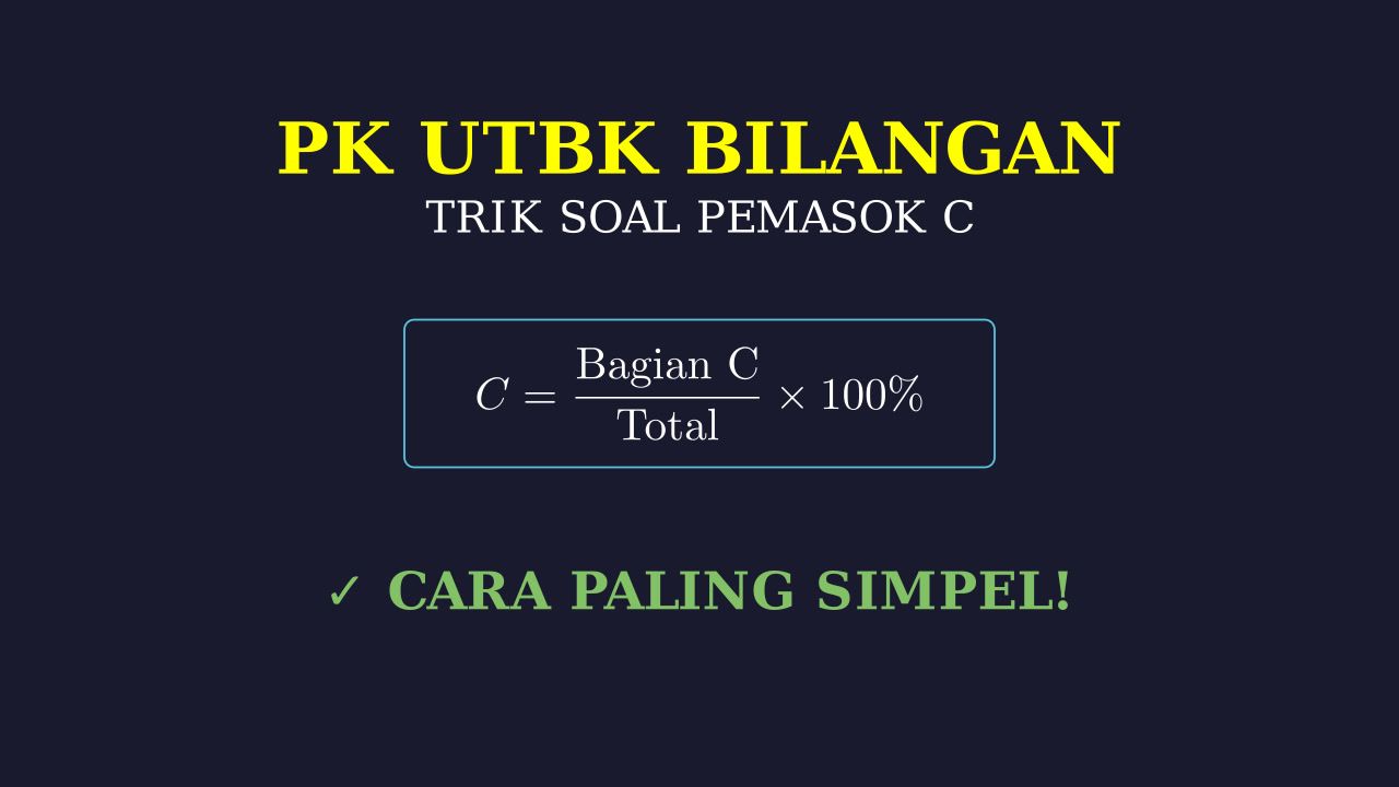 Penyelesaian Simpel Soal Pemasok C