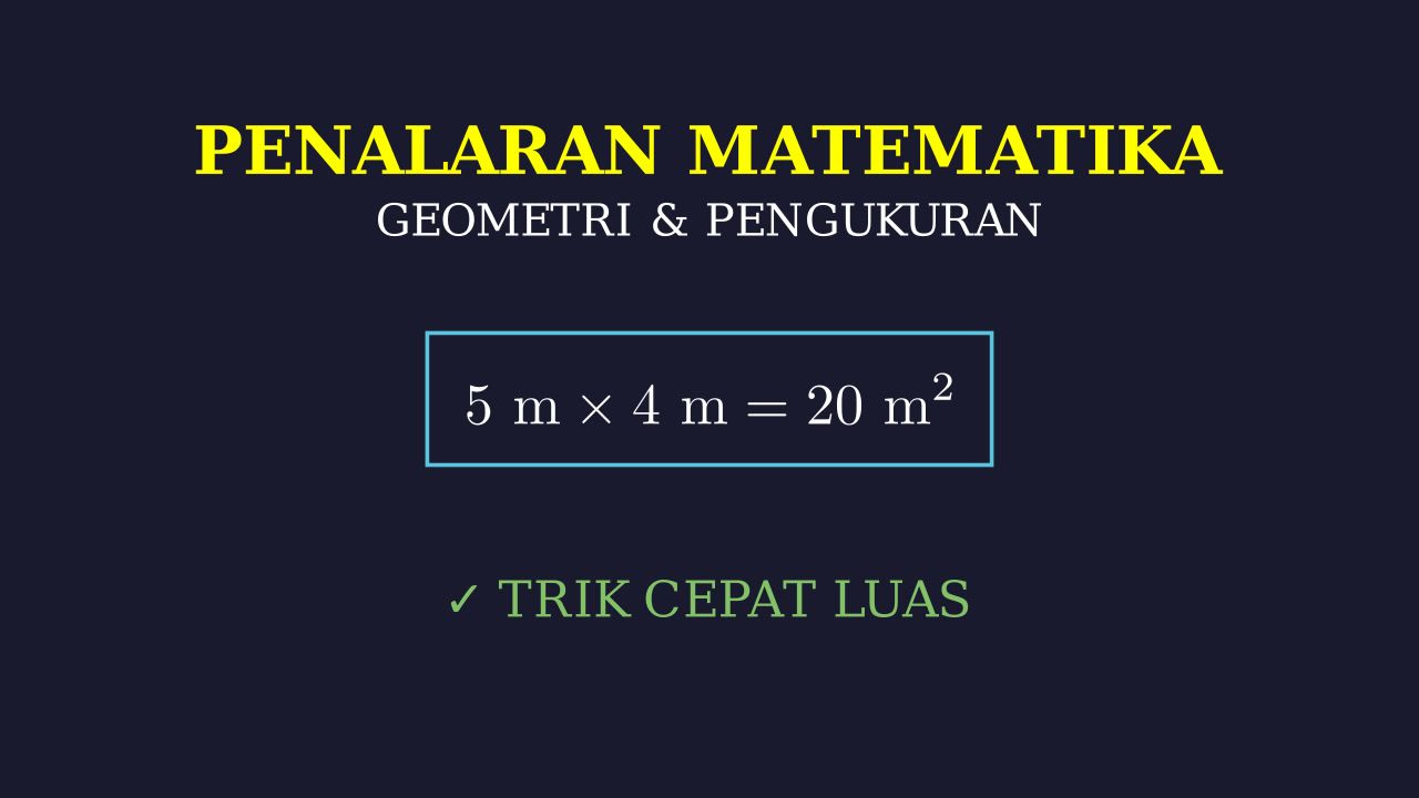 Penempatan Panggung: Soal Geometri
