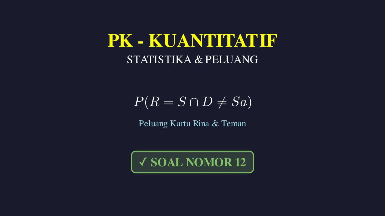 Menghitung Peluang Kejadian Majemuk