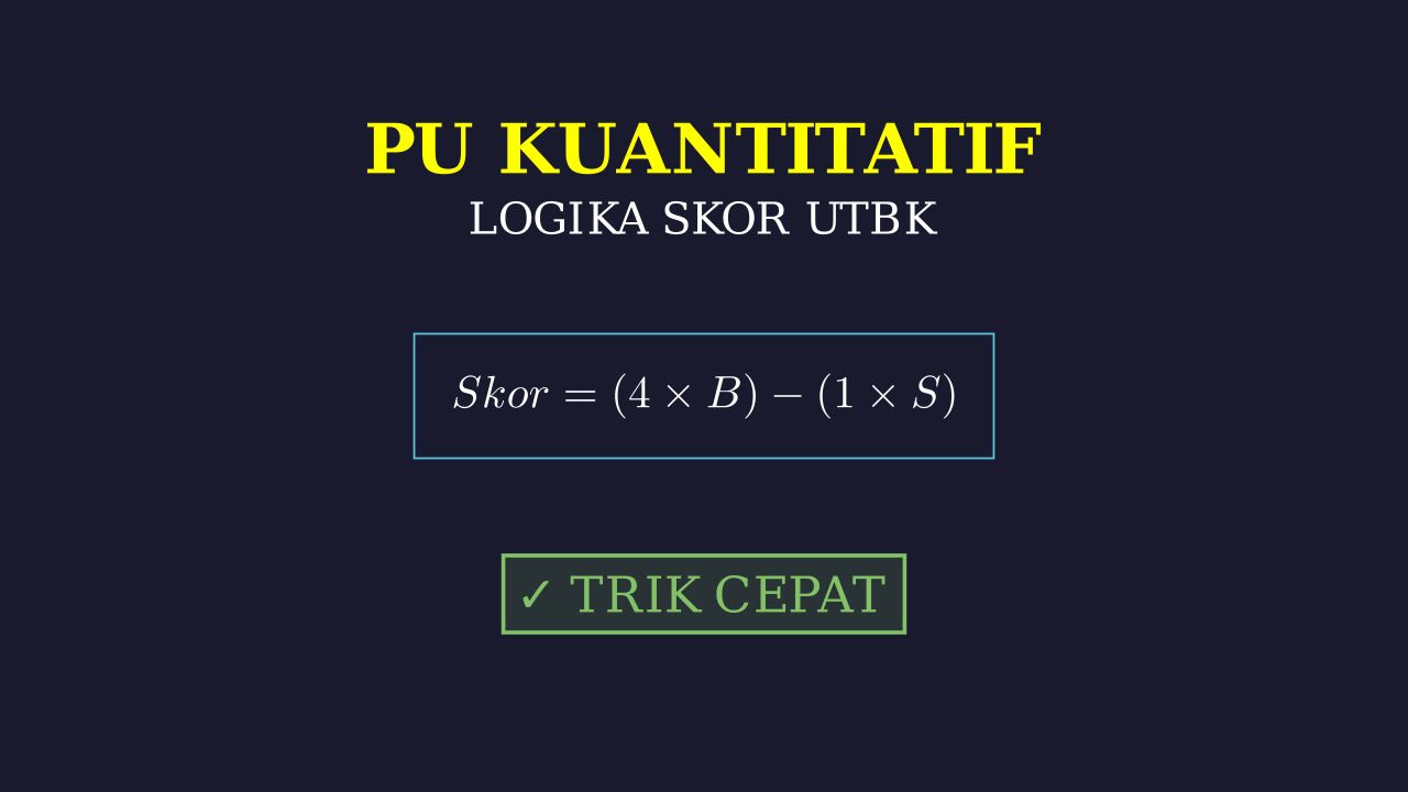 Skor Aman UTBK