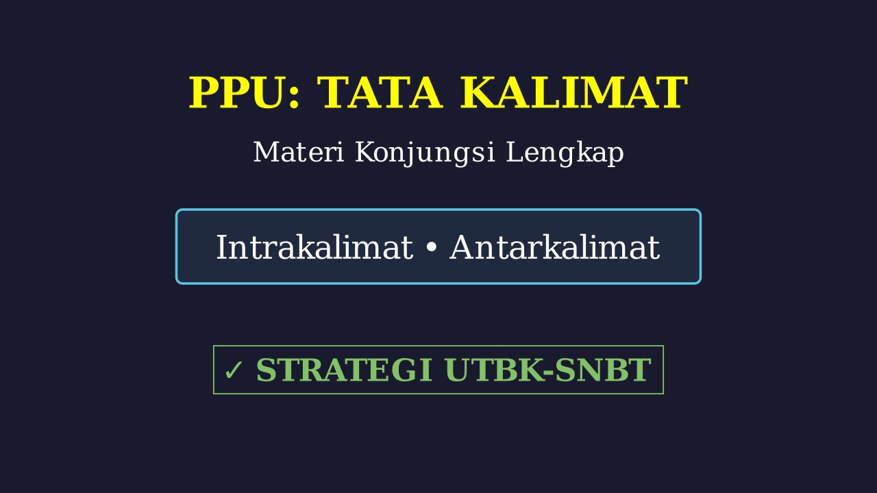 Konjungsi: Panduan Lengkap