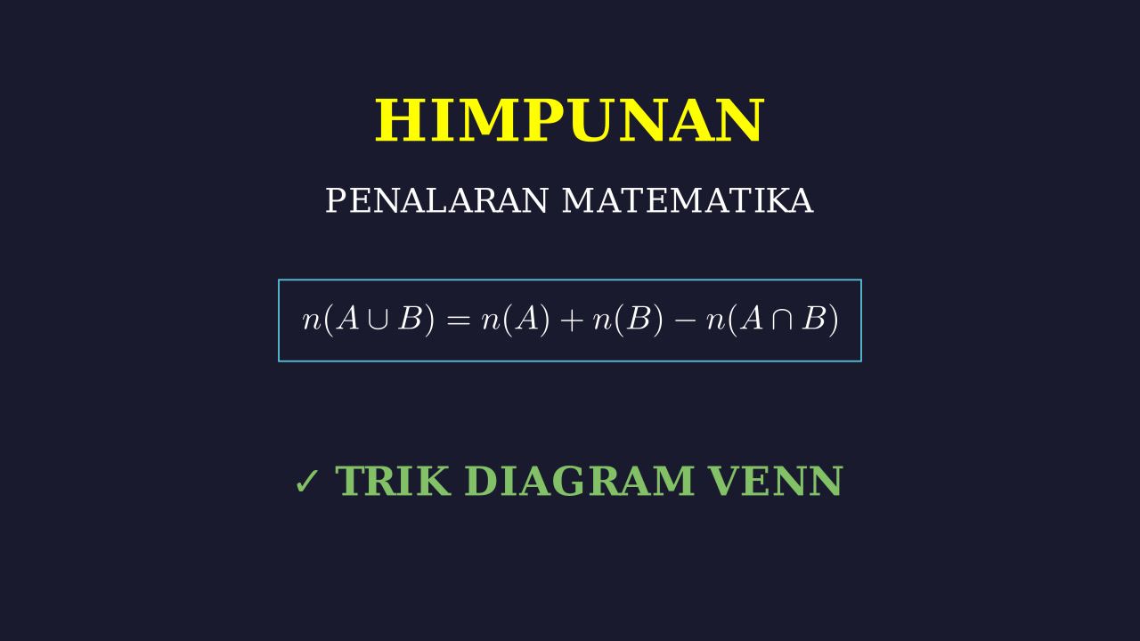 Himpunan: Konsep Dasar Penalaran Matematika