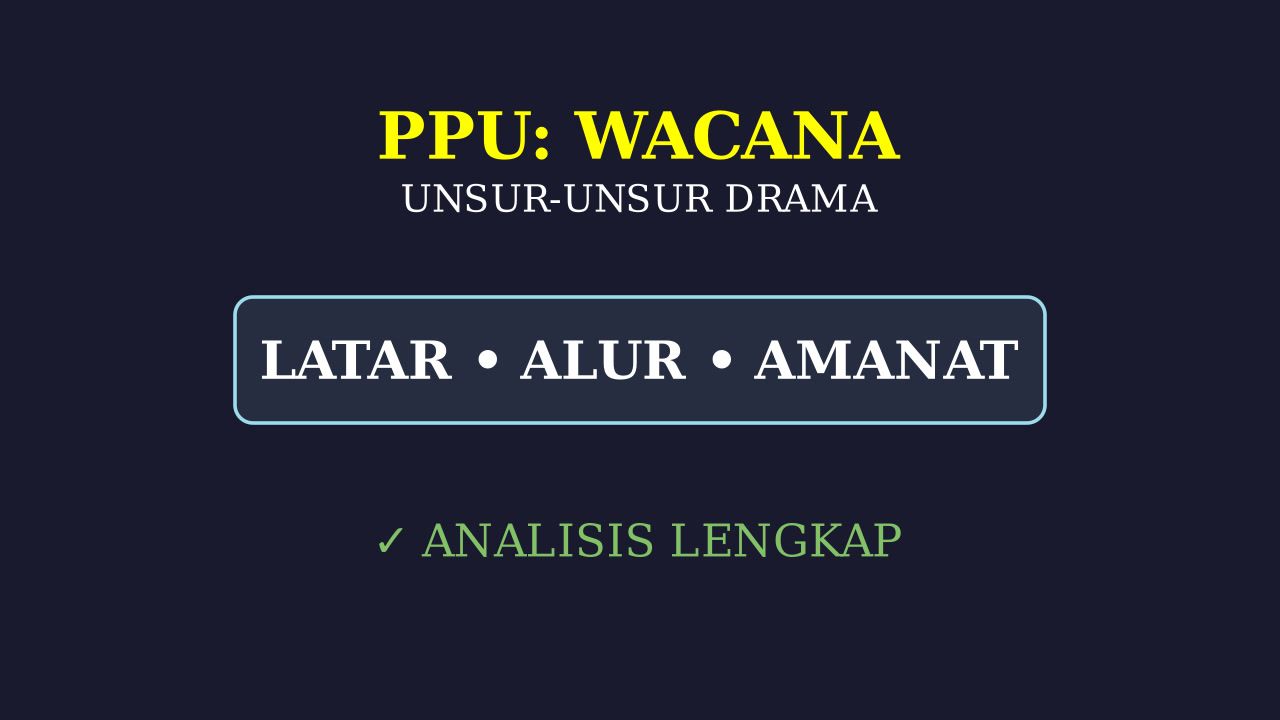 Unsur-unsur Drama