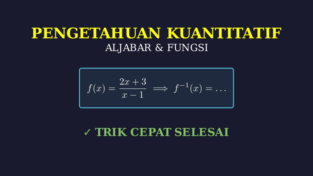 Persiapan Belajar Matematika