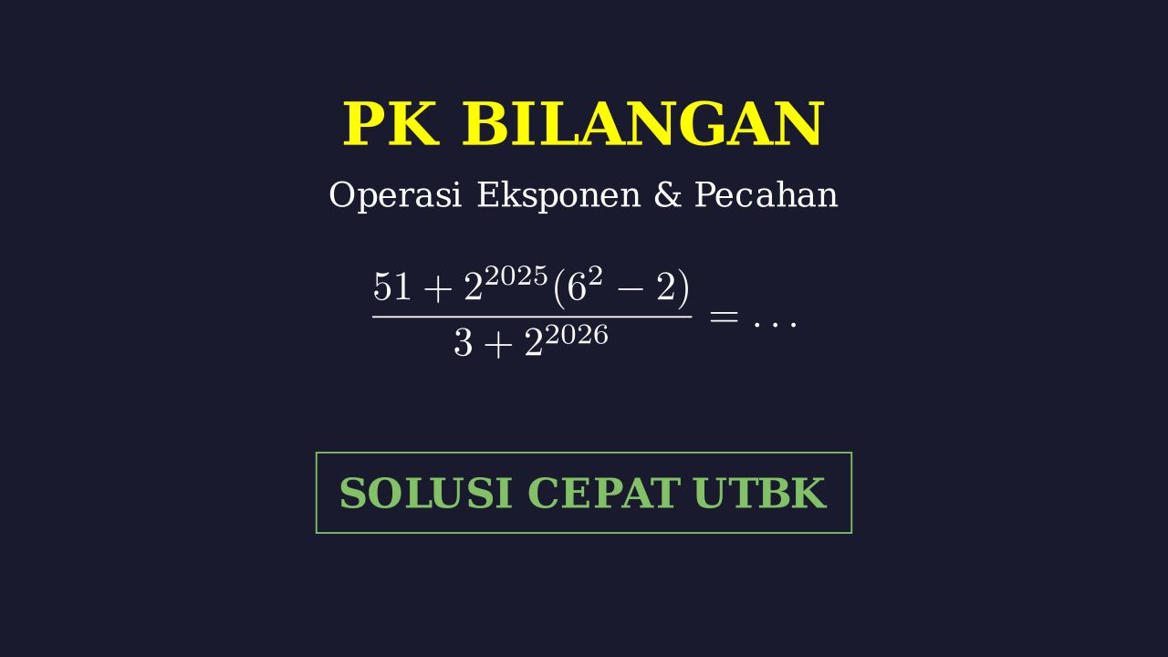 Trik Cepat Menyederhanakan Eksponen