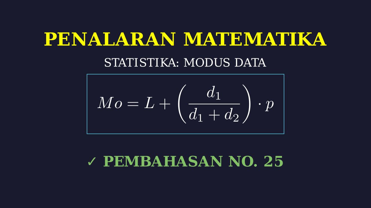 Menghitung Modus Histogram