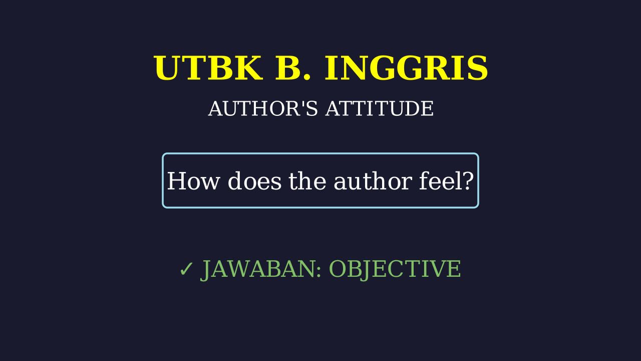 Analyzing Author's Attitude