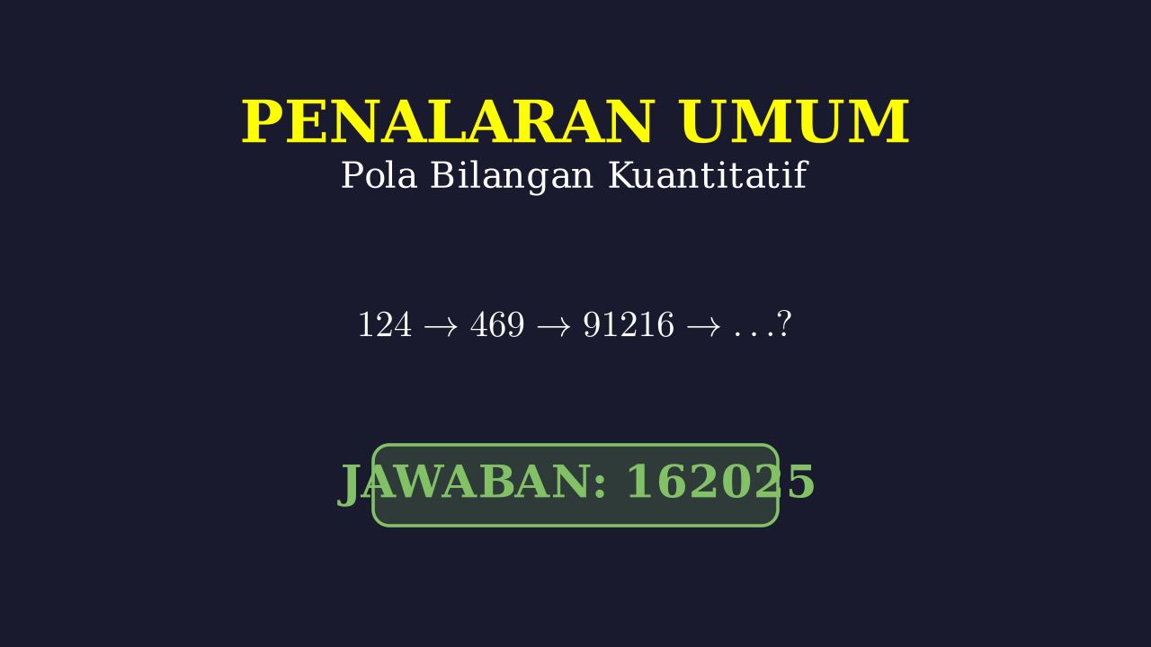 Pola Bilangan: Kode Produksi