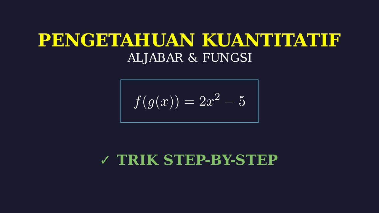 Matematika: Langkah demi Langkah