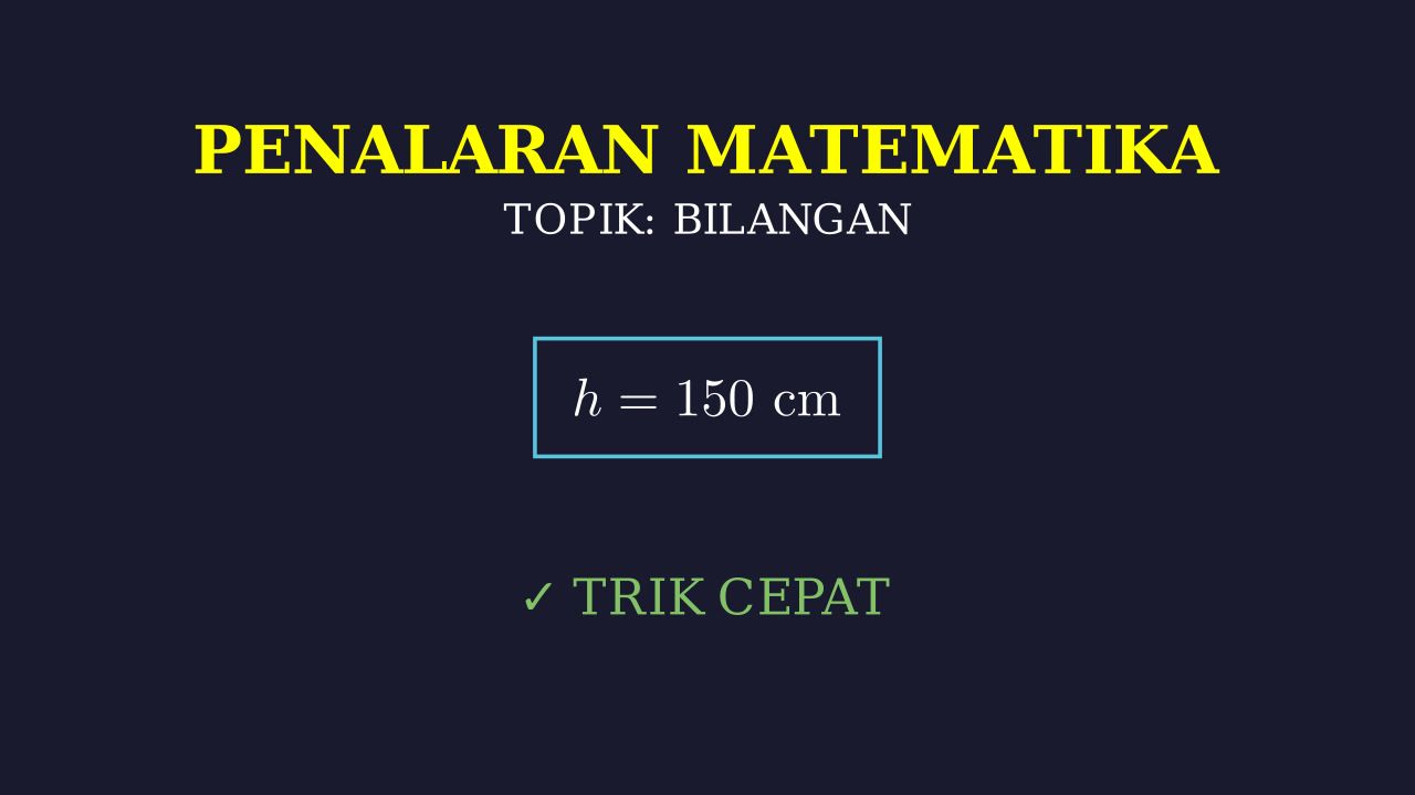 Soal Cerita: Pertumbuhan Pohon