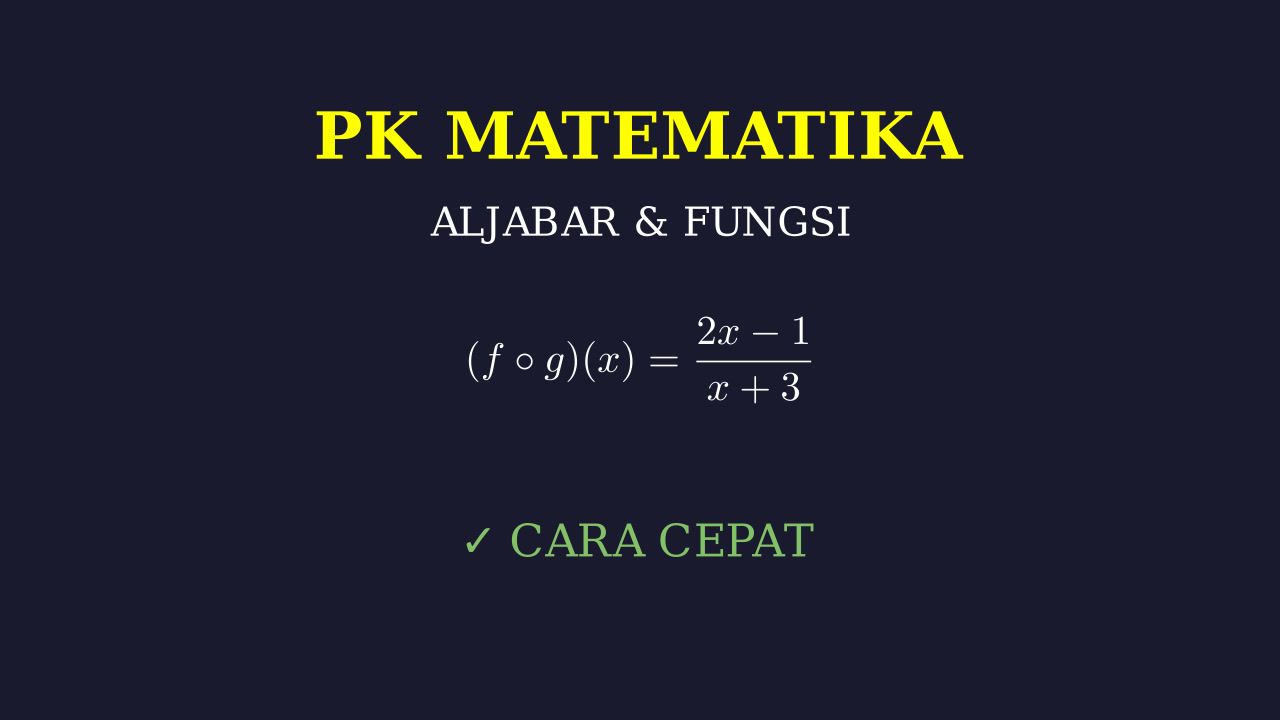 Langkah Penyelesaian Soal