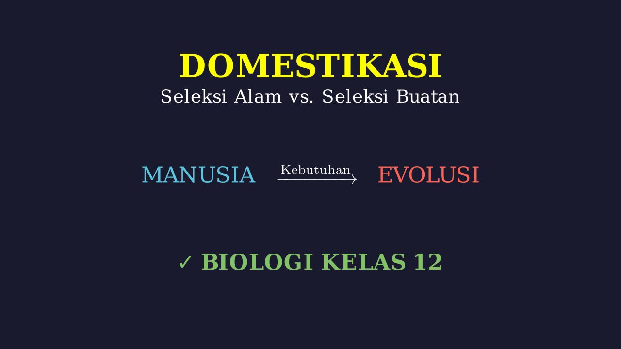 Domestikasi: Pengertian, Tujuan, & Seleksi Alam