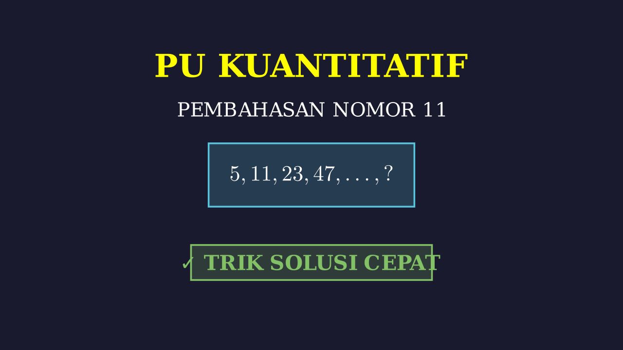 Pembahasan Soal Nomor 11