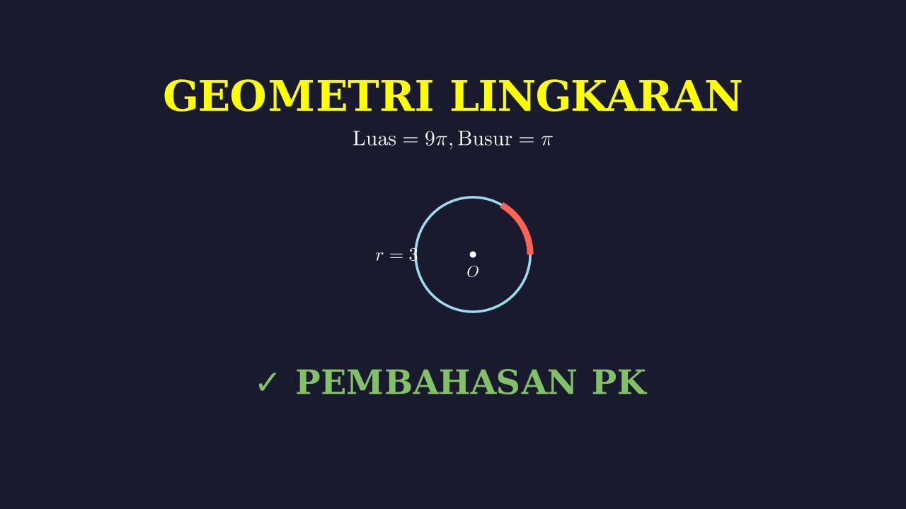 Luas dan Panjang Busur Lingkaran