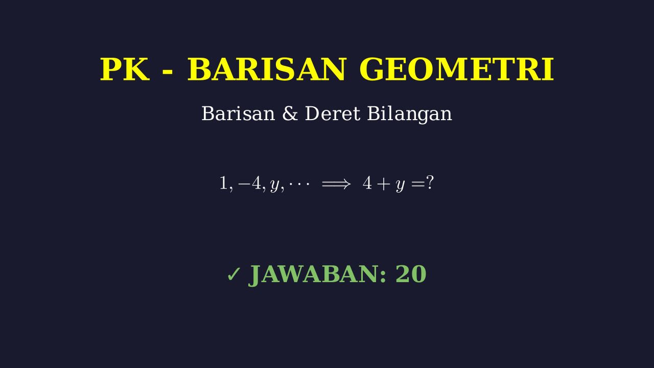 Menyelesaikan Soal Barisan Geometri