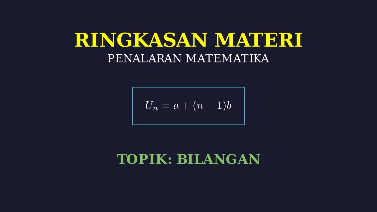 Ringkasan Penalaran Matematika