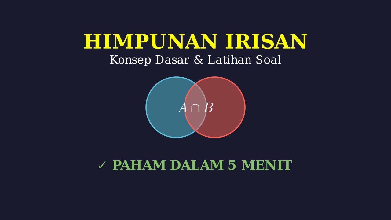 Kupas Tuntas Himpunan Irisan dan Latihan Soal