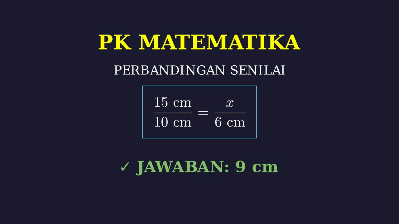 Menghitung Panjang Benda Melalui Bayangan