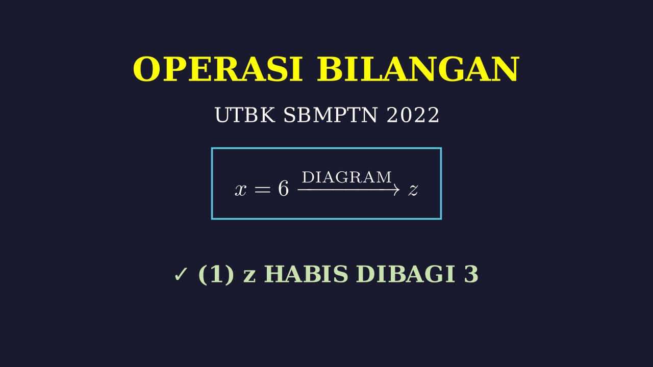 Operasi Bilangan: Soal Prosedur Diagram
