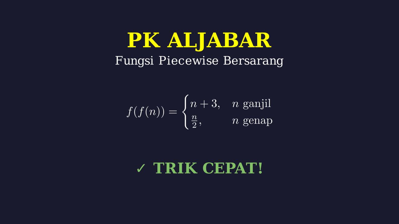 Menyelesaikan Fungsi Bersyarat Bersarang