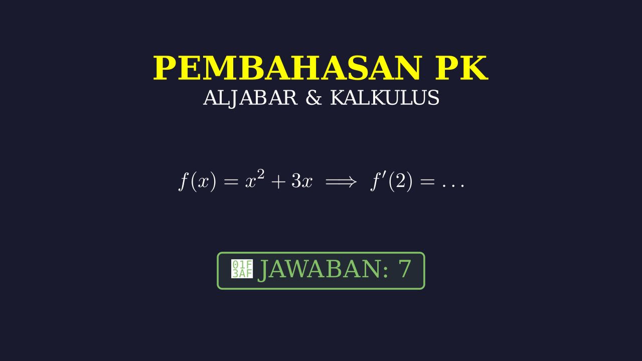 Pembahasan Kalkulus