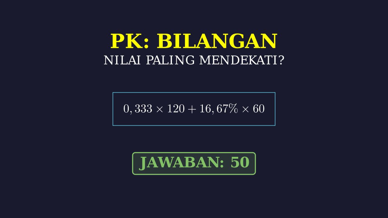 Menentukan Nilai Terdekat: Desimal dan Persen