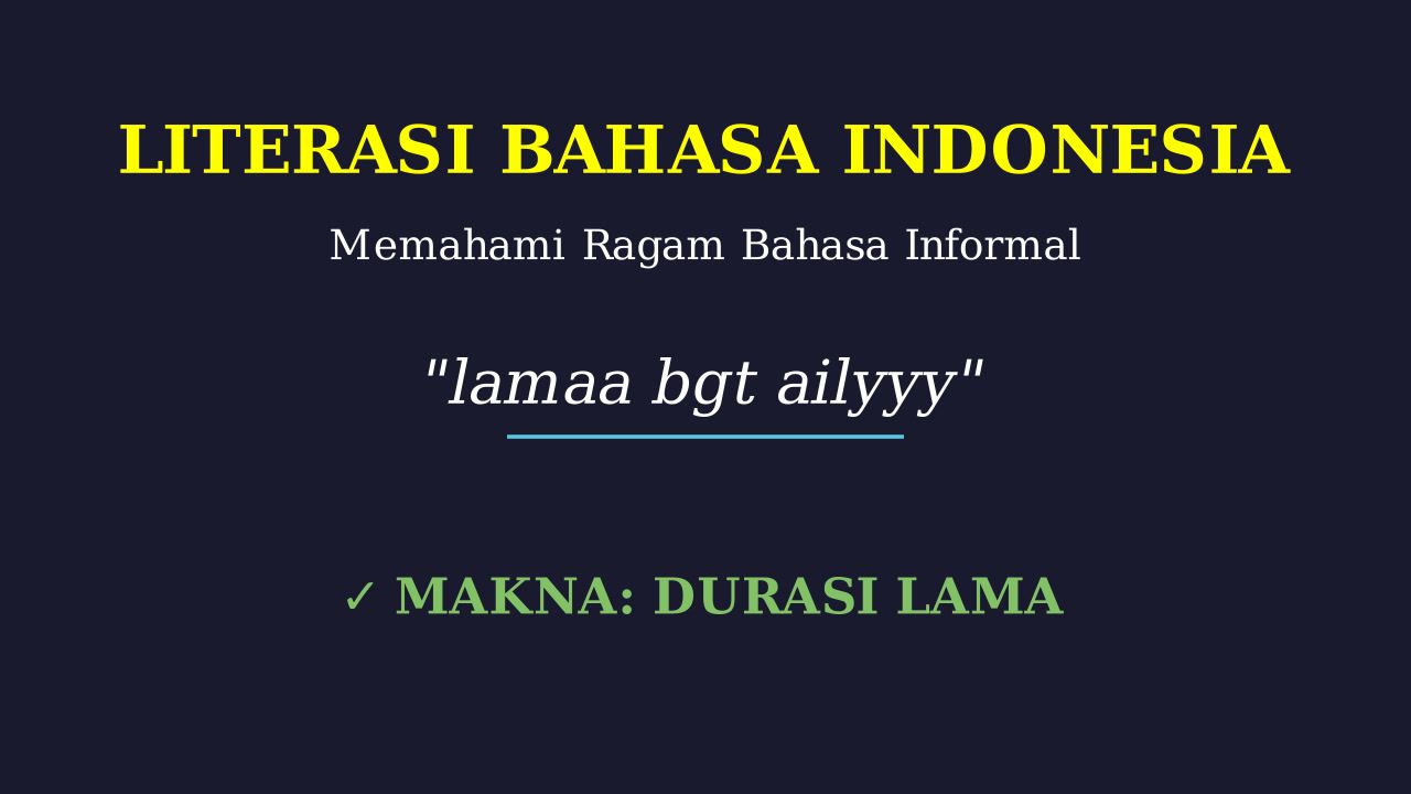 Mengatasi Respon Lambat Aily