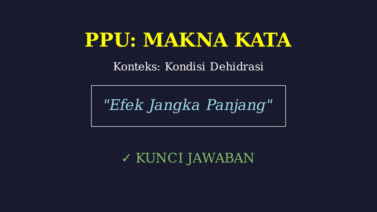 Dampak Dehidrasi dan Kebutuhan Air Tubuh